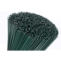 (250x0.7) 250 g verde lacados (300 Alambres) 25.4cm Floristerías Fino Stub Alambre Calibre 22